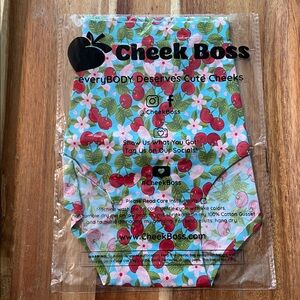 Cheek Boss No Show Briefs - Sweet Cherries 🍒 NWT